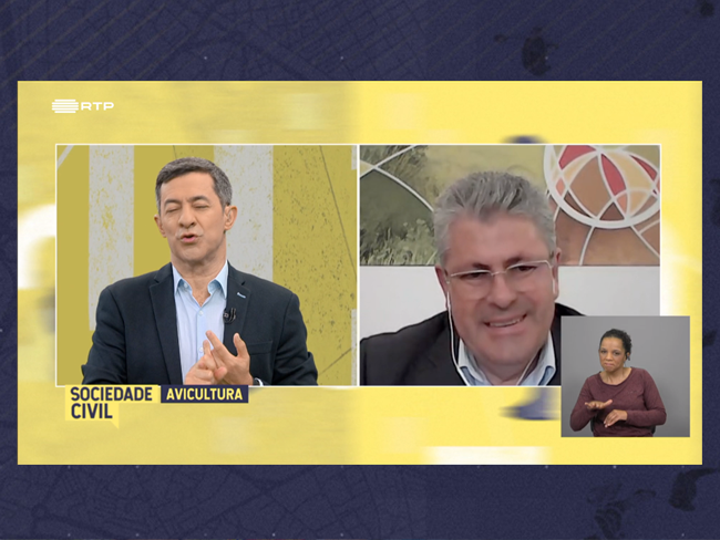 Manuel Sobreiro no programa Sociedade Civil, da RTP