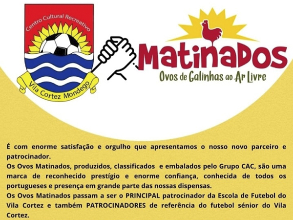 CCDR Vila Cortês do Mondego matinados